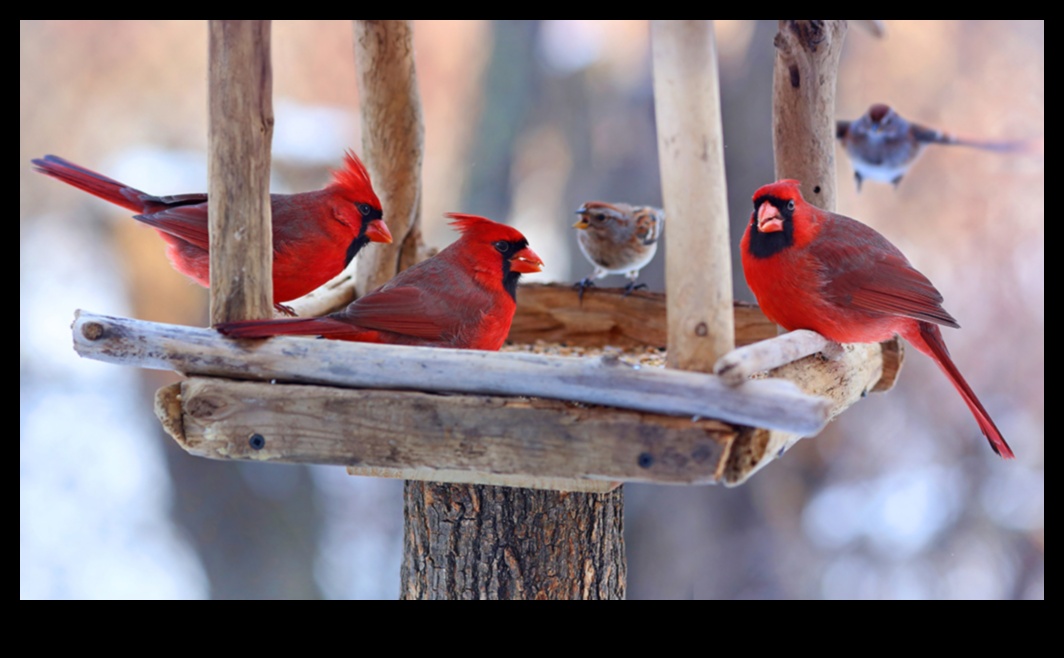 Spalvainie draugi turpinājums: putni ar unikālu barošanās uzvedību