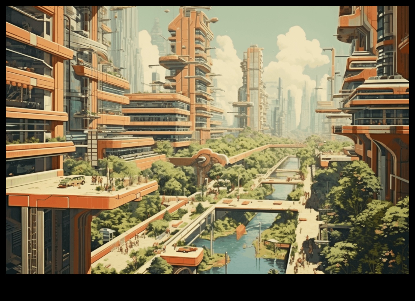 Pilsētas utopija: Futūristisku elementu izpēte arhitektūras dizainā