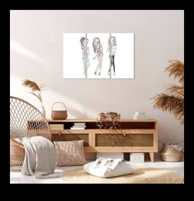 Stilīgs audekls: kur interjerā izpaužas modes idejas