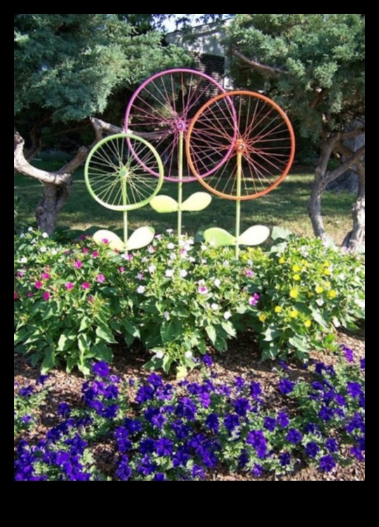 Whimsy in Bloom: DIY Ventures jautrai un unikālai dārza radīšanai