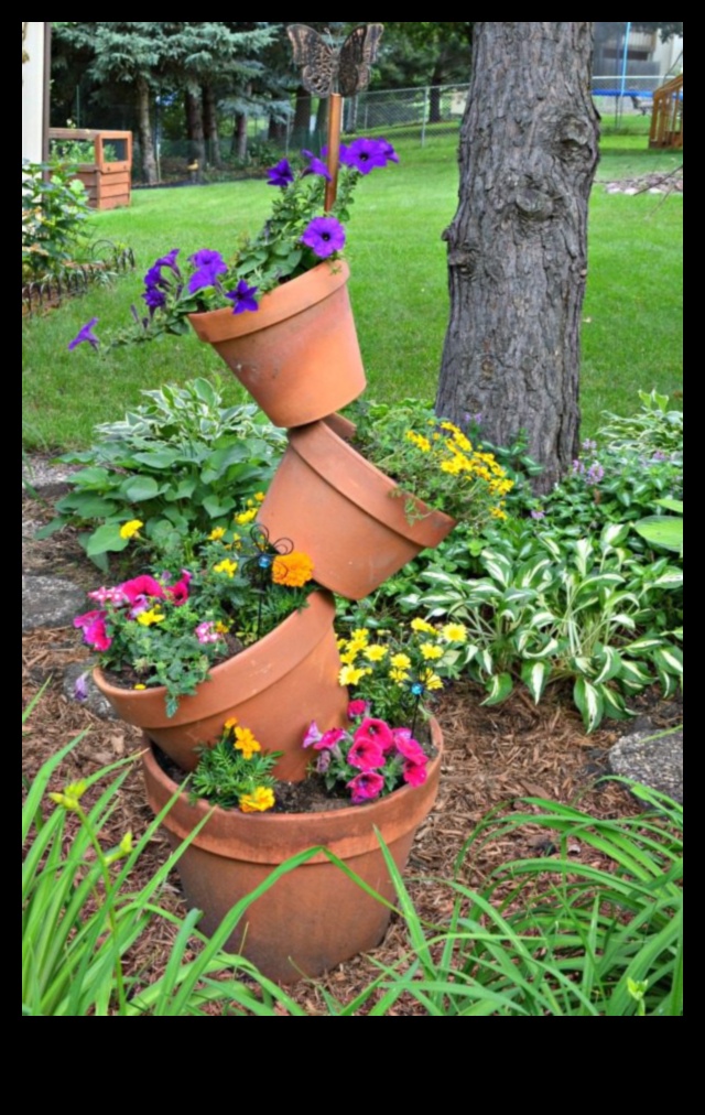 Whimsy in Bloom: DIY Ventures jautrai un unikālai dārza radīšanai