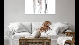 Moderns audekls, kurā trakuma sajūta satiekas izmantojot interjera dizainu 1 Stilīgs audekls: kur interjerā izpaužas modes idejas