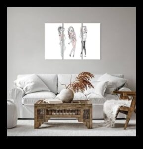 Stilīgs audekls: kur interjerā izpaužas modes idejas