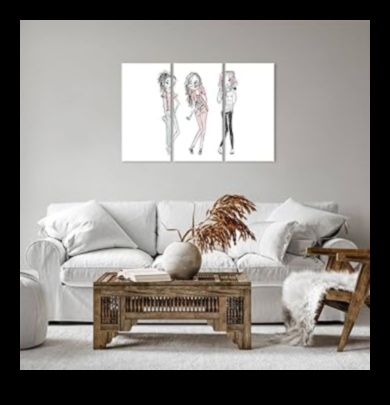 Stilīgs audekls: kur interjerā izpaužas modes idejas